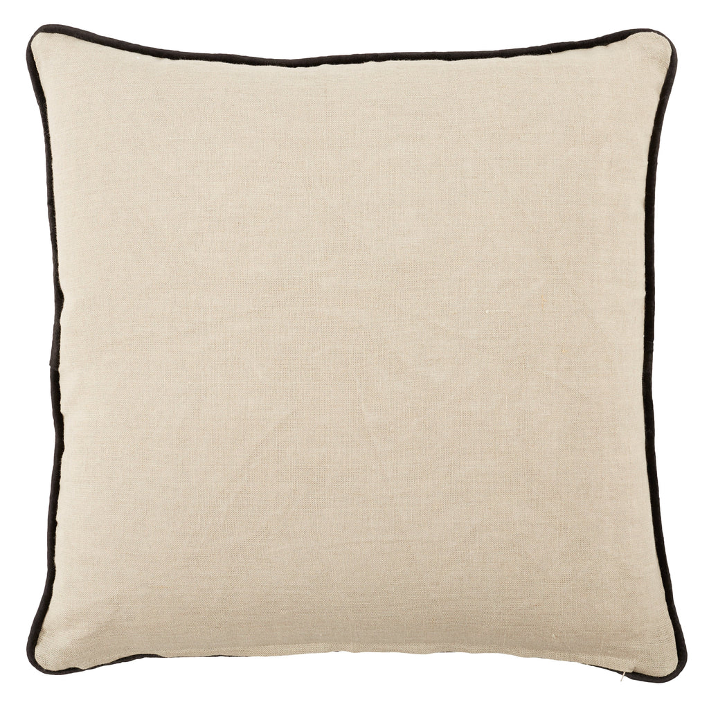 Cosmic Ordella Black & Beige Pillow by Nikki Chu 2