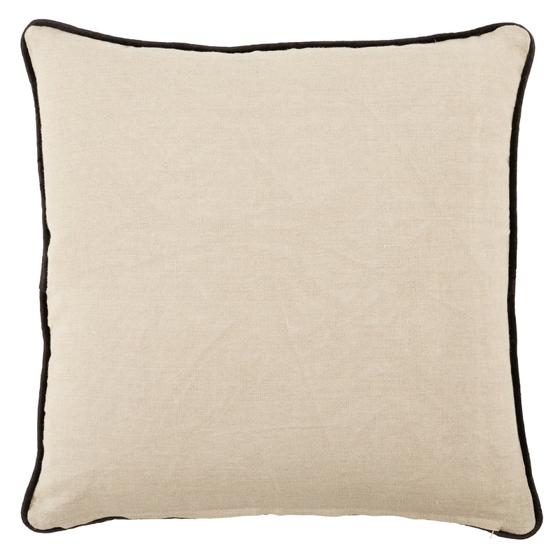 Cosmic Ordella Black & Beige Pillow by Nikki Chu 2