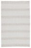 Adelie Indoor/Outdoor Trellis White & Light Grey Rug