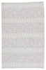 Ismene Indoor/Outdoor Trellis Light Grey & White Rug