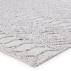 Ismene Indoor/Outdoor Trellis Light Grey & White Rug