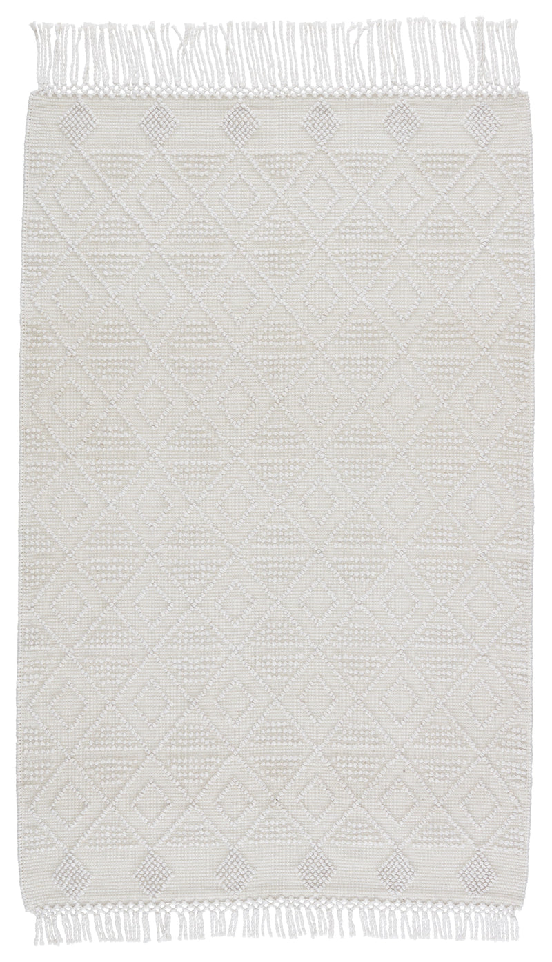 Cosette Esma Indoor/Outdoor White & Ivory Rug 1