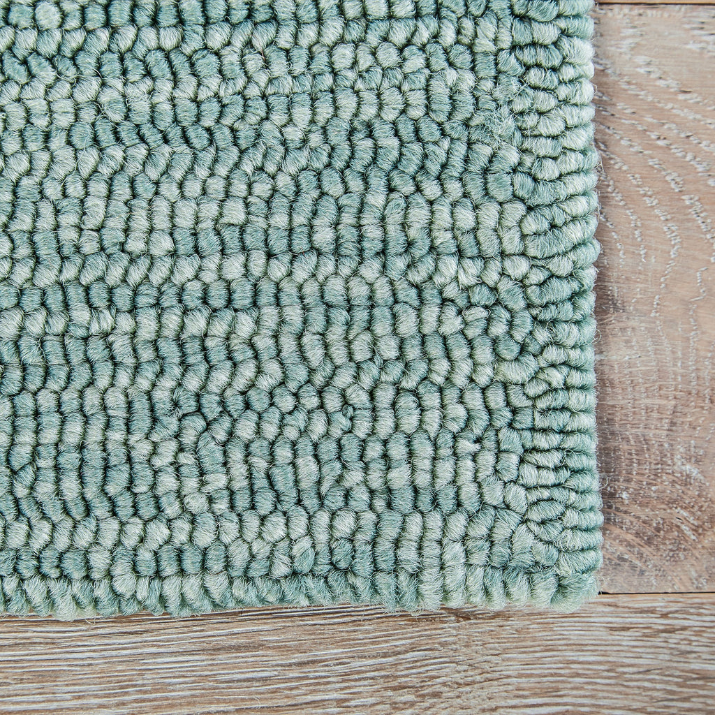 Coral Indoor/ Outdoor Abstract Teal & Tan Area Rug