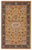 Bronya Handmade Medallion Tan & Gray Rug