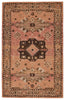 Idina Handmade Medallion Pink & Brown Rug