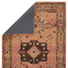 Idina Handmade Medallion Pink & Brown Rug