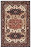 Idina Handmade Medallion Pink & Dark Blue Rug