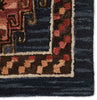 Kyoto Handmade Tribal Dark Blue & Pink Rug