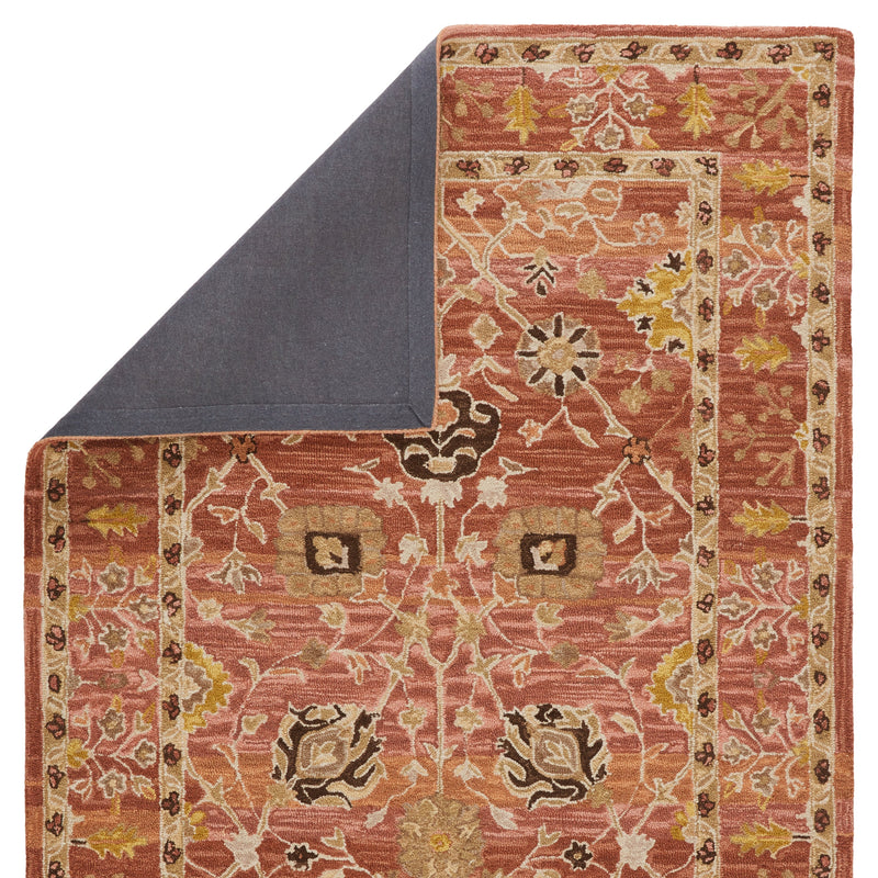 Ahava Handmade Oriental Pink & Gold Rug