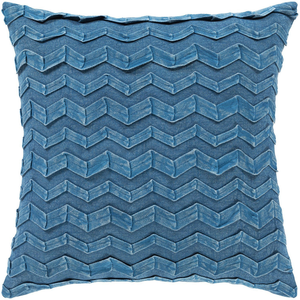 Caprio CPR-002 Woven Pillow in Bright Blue by Surya