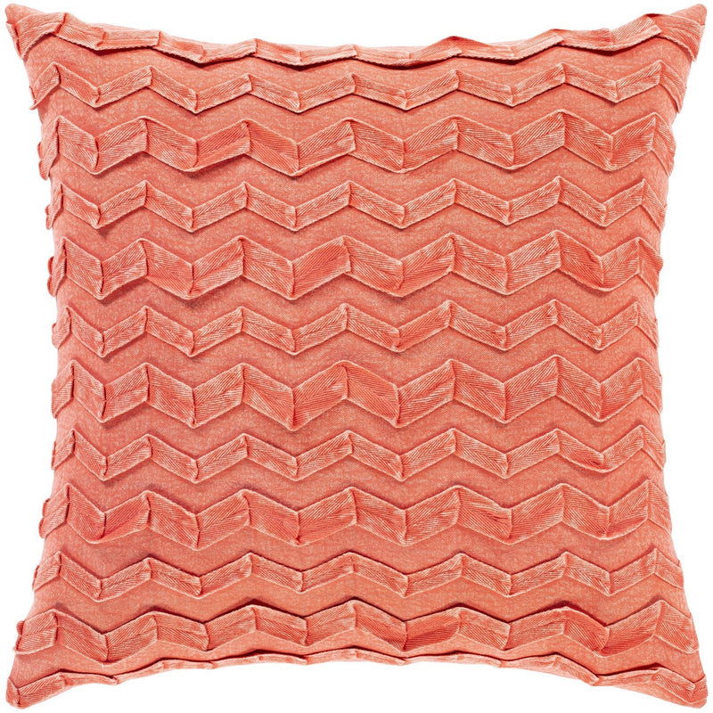 Caprio CPR-003 Woven Pillow in Bright Orange by Surya