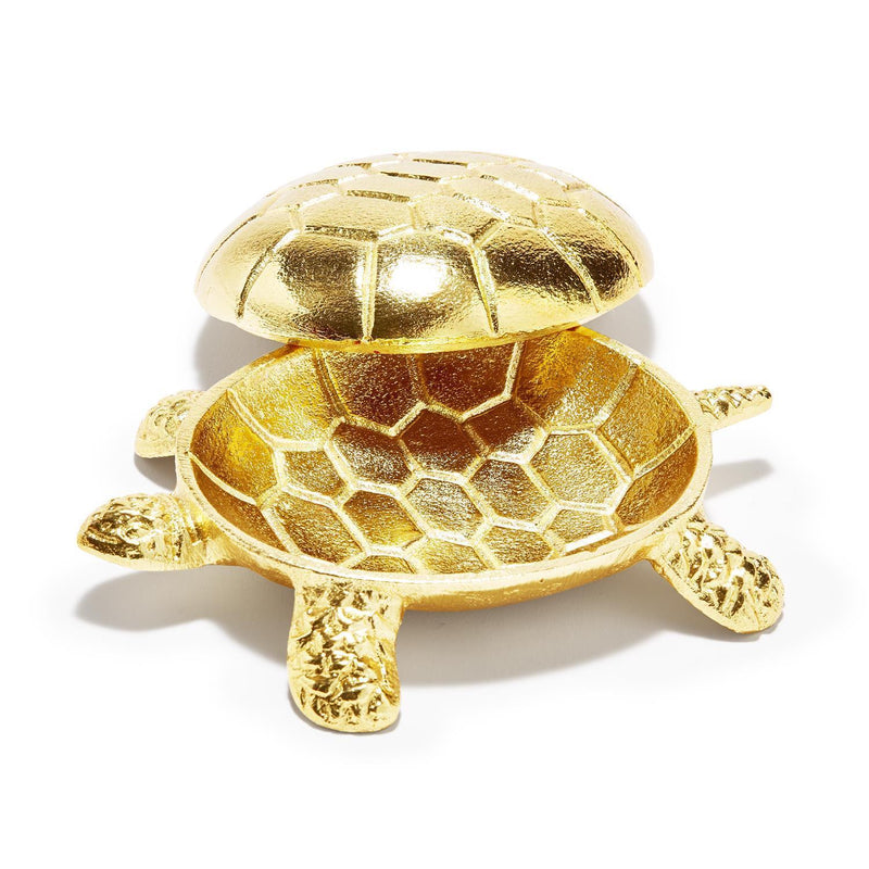 Golden Covered Turtle Box