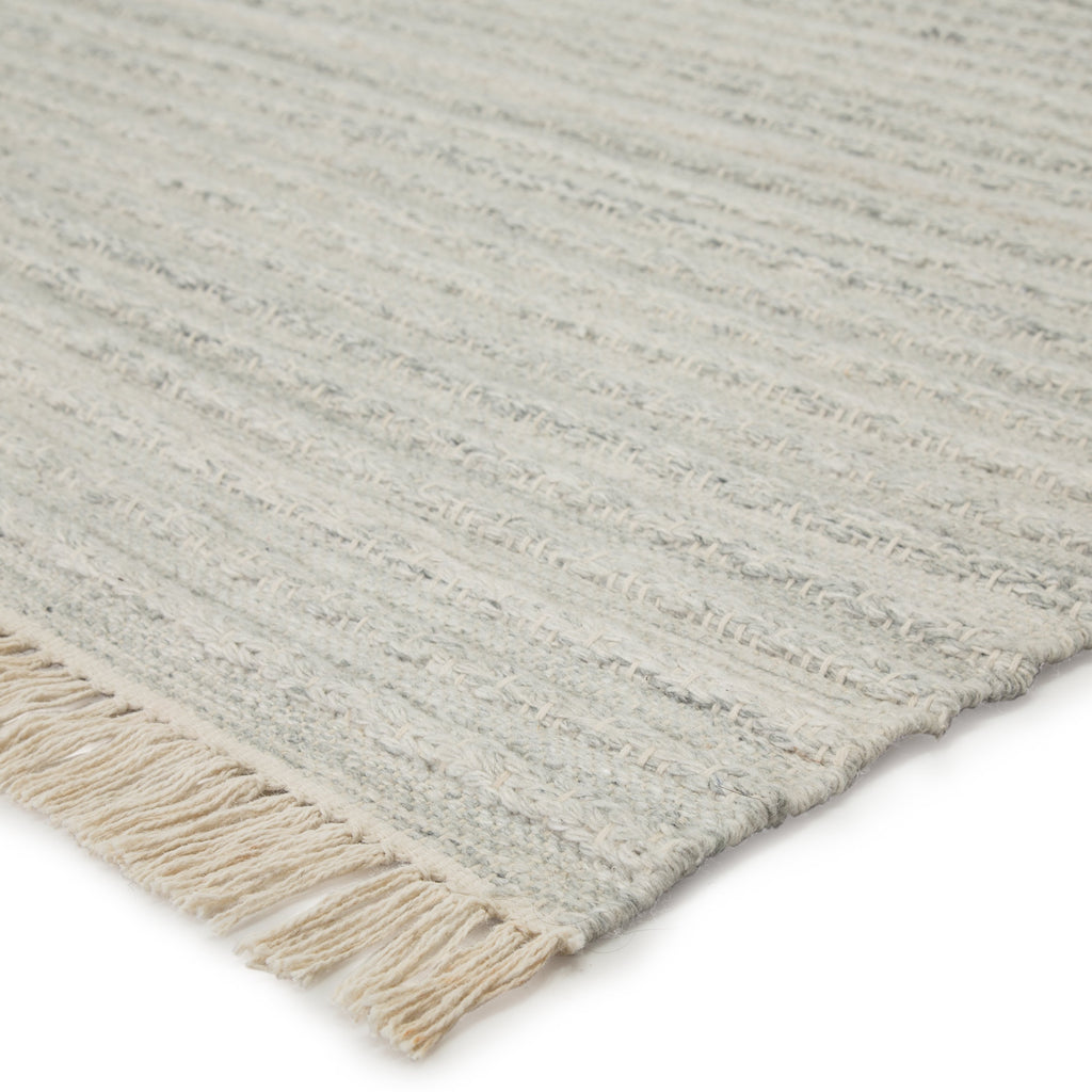 Torre Indoor/ Outdoor Solid Light Gray/ Cream Rug