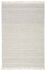 Torre Indoor/ Outdoor Solid Light Gray/ Cream Rug