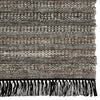 Torre Indoor/Outdoor Solid Black & Rust Rug