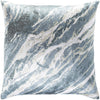 Callisto CSO-001 Woven Square Pillow Teal & Light Gray by Surya