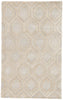 Hassan Handmade Trellis Beige & Cream Area Rug