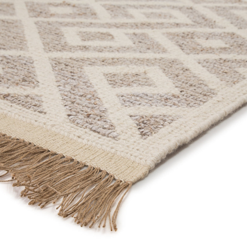 Rigel Natural Trellis Cream/ Taupe Rug by Jaipur Living