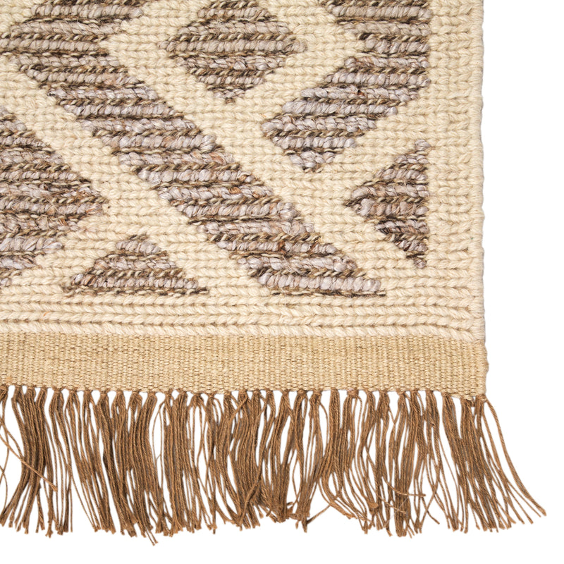 Rigel Natural Trellis Cream/ Taupe Rug by Jaipur Living