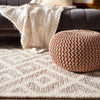 Rigel Natural Trellis Cream/ Taupe Rug by Jaipur Living