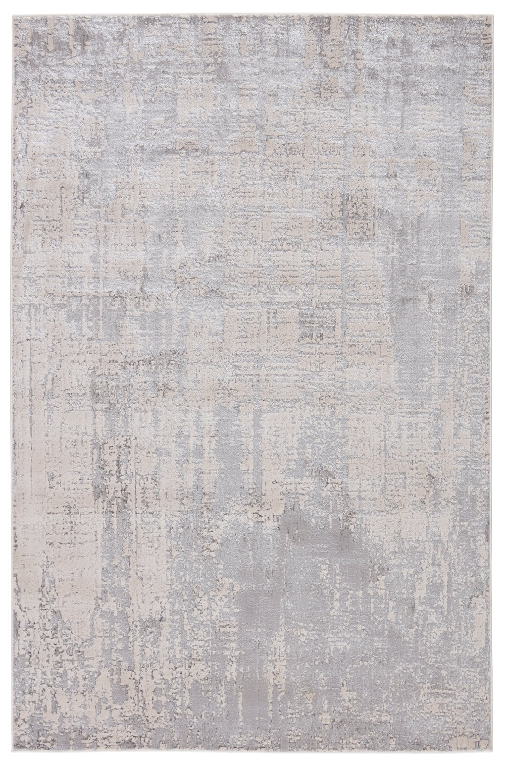 Calibra Abstract Gray & Silver Area Rug