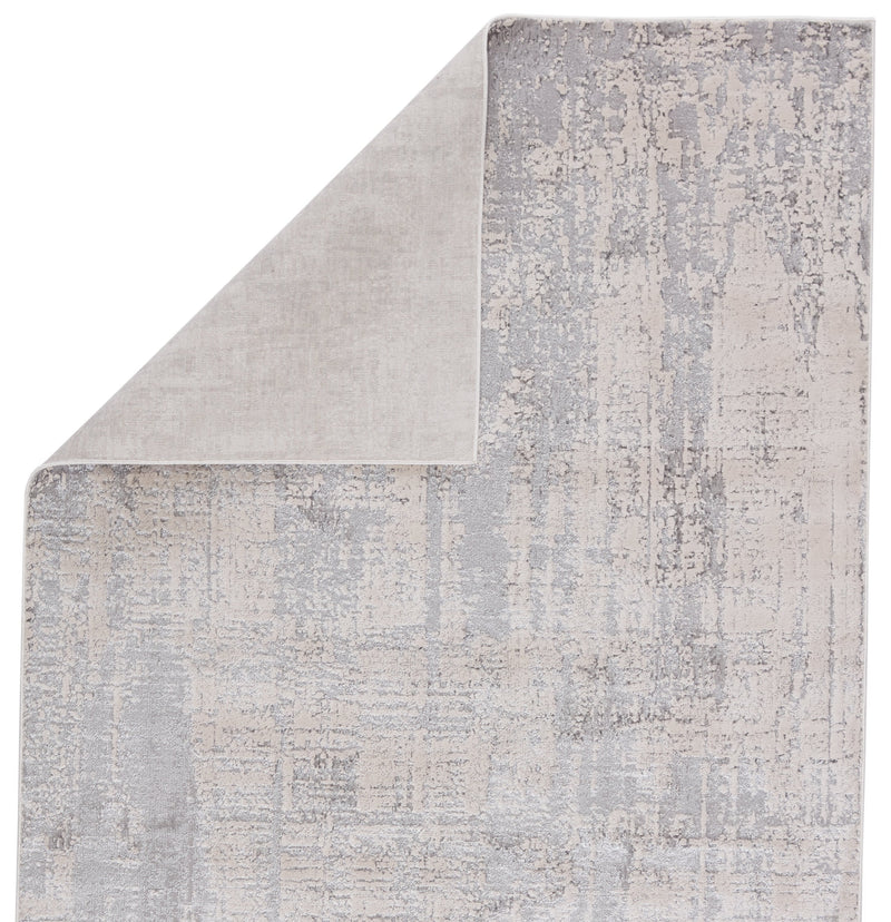 Calibra Abstract Gray & Silver Area Rug