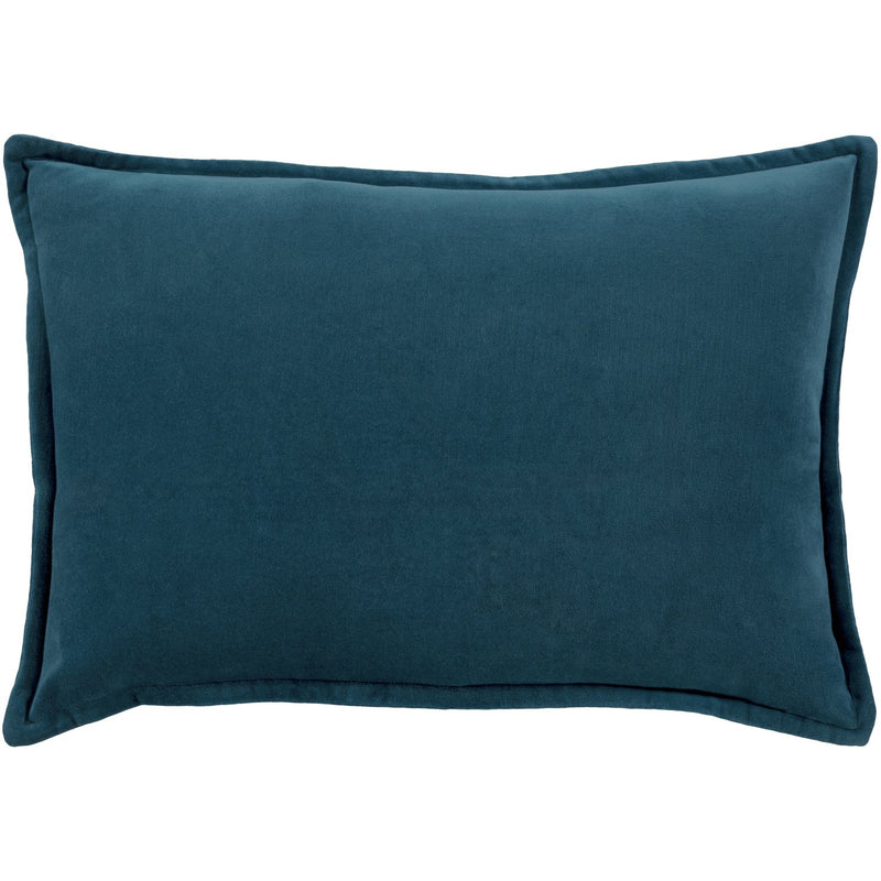 Cotton Velvet CV-004 Velvet Pillow in Teal by Surya