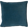 Cotton Velvet Velvet Pillow in Teal