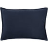 Cotton Velvet CV-009 Velvet Pillow in Navy by Surya