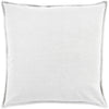 Cotton Velvet Velvet Pillow in Medium Gray