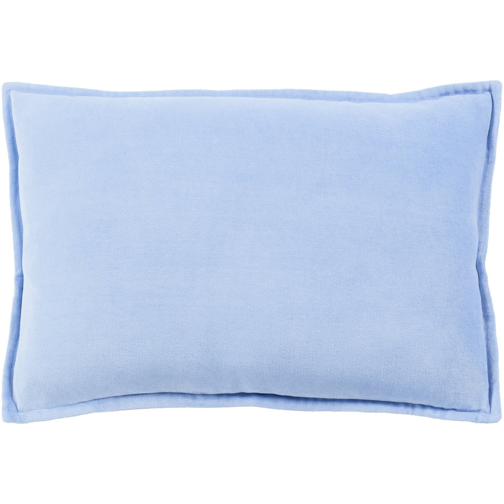 Cotton Velvet CV-015 Velvet Pillow in Bright Blue by Surya