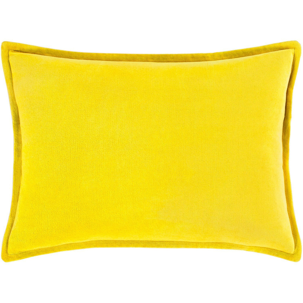 Cotton Velvet CV-020 Velvet Pillow in Mustard by Surya