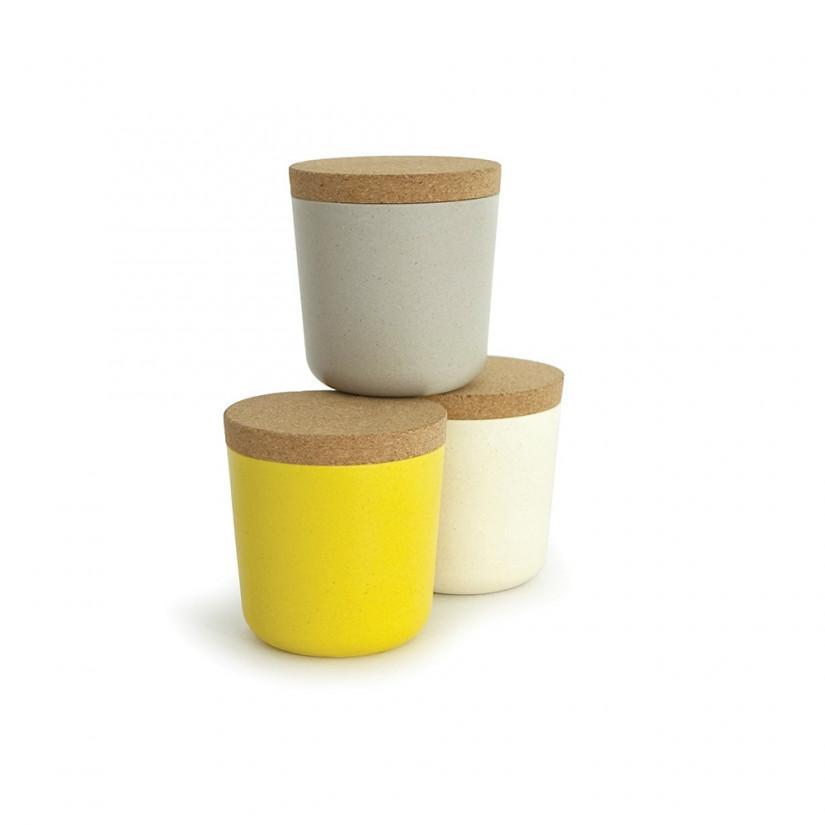 Claro Bamboo Small Storage Jar Set design by EKOBO