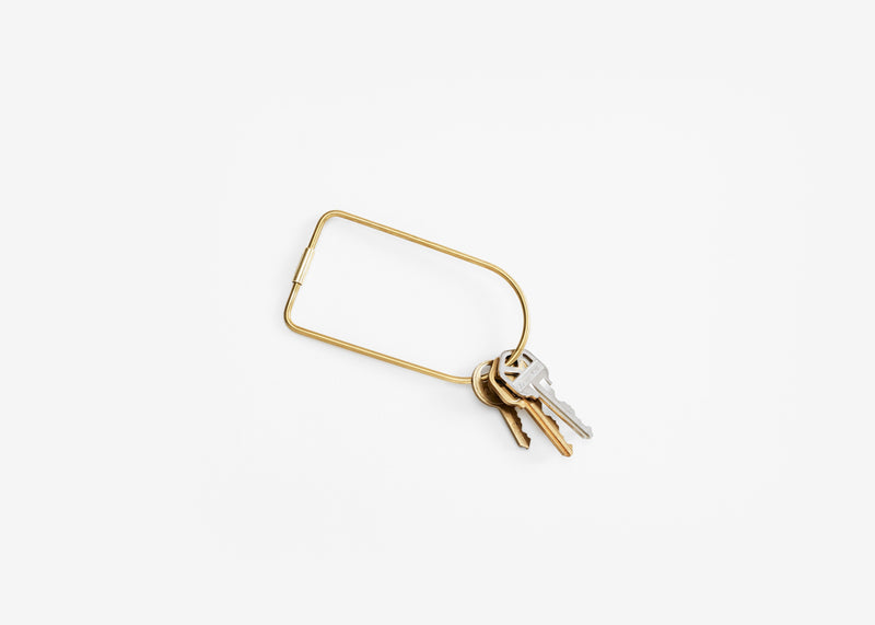 Contour Key Ring in Various Shapes & Colors design by Areaware