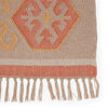 Emmett Indoor/ Outdoor Geometric Orange & Beige Area Rug