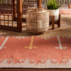 Emmett Indoor/ Outdoor Geometric Orange & Beige Area Rug