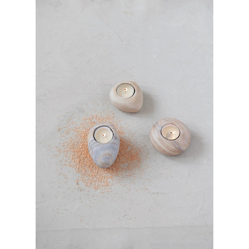 Sandstone Tealight Holders