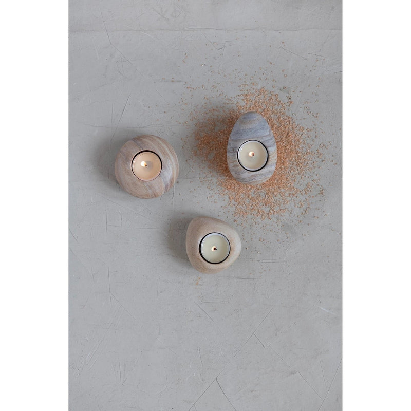 Sandstone Tealight Holders