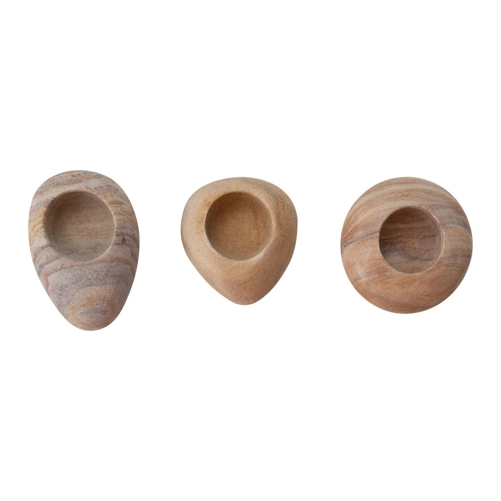 Sandstone Tealight Holders