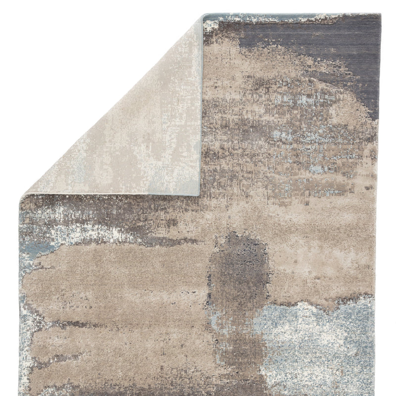 Ionian Abstract Gray & Blue Rug by Jaipur Living