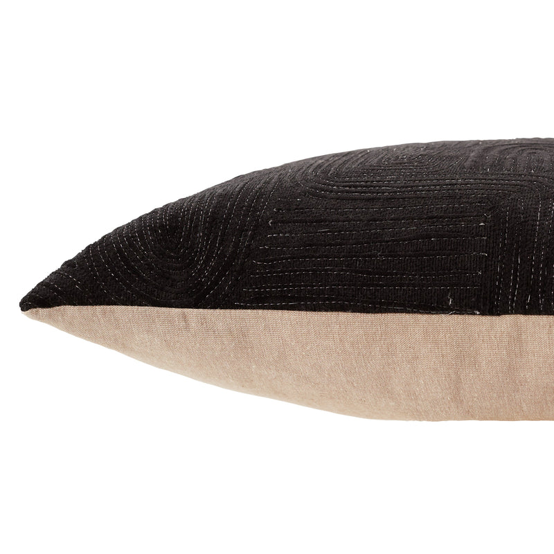 Deco Pfeiffer Black & Silver Pillow by Nikki Chu 3