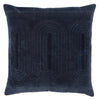 Deco Joyce Down Navy & Silver Pillow by Nikki Chu 1