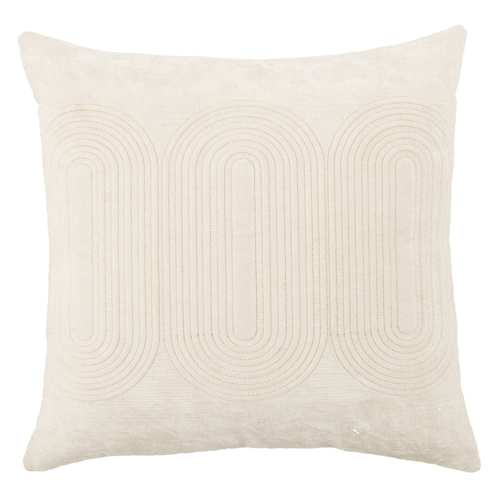 Deco Joyce Ivory & Gold Pillow by Nikki Chu 1