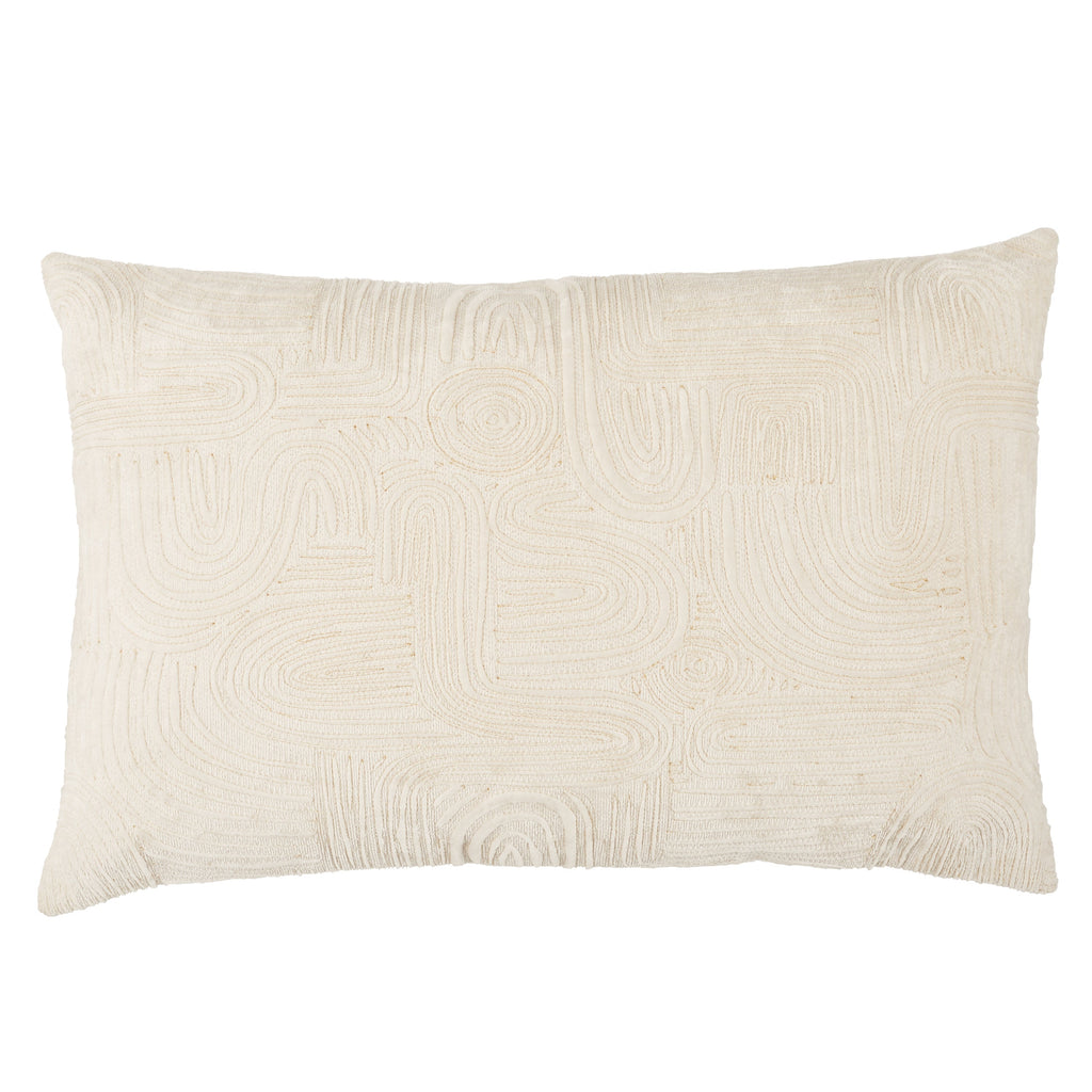 Deco Pfeiffer Ivory & Gold Pillow by Nikki Chu 1