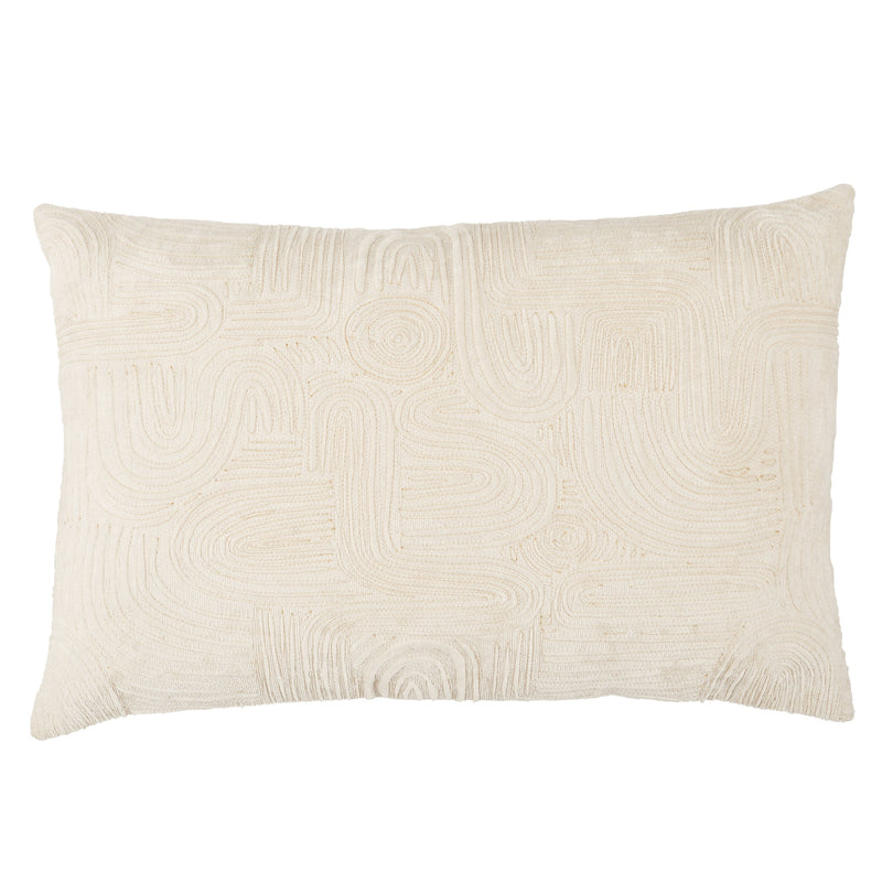 Deco Pfeiffer Down Ivory & Gold Pillow by Nikki Chu 1