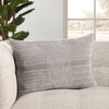 Deco Bev Down Light Gray & Silver Pillow by Nikki Chu 4