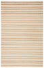 Rey Natural Striped Tan/ Ivory Rug