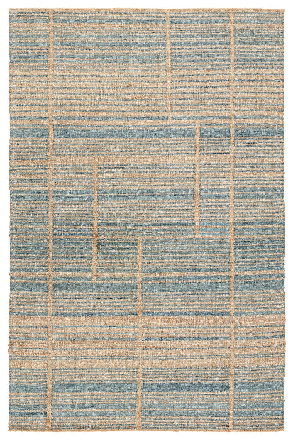 Dorada Handwoven Ciana Brown & Blue Rug 1