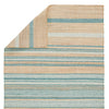 Dorada Handwoven Vitelli Beige & Blue Rug 3