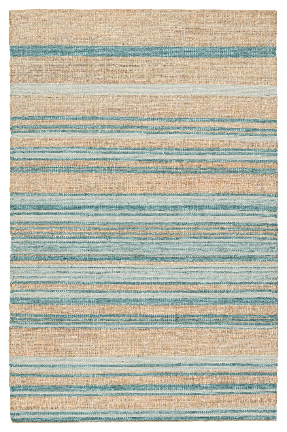 Dorada Handwoven Vitelli Beige & Blue Rug 1